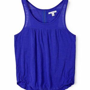American Eagle Babydoll Tank Cobalt Blue Scoop Neck Y2K Size S